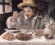 Annibale Carracci The bean eater oil painting on canvas